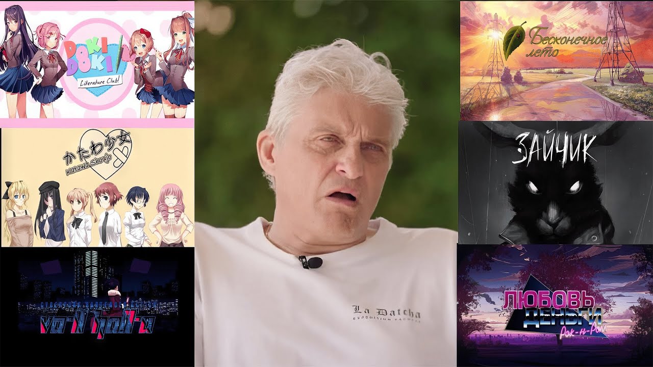 Тиньков поясняет за Визуальные Новеллы. - YouTube