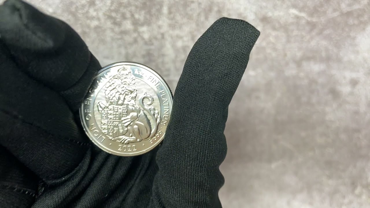 2022 Great Britain 1 oz Platinum The Tudor Beasts Lion of England Coin