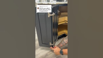 How to adjust Lazy Susan door hinges! #lazysusan #kitchencabinets