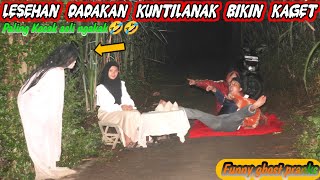 Lesehan Dadakan Kuntilanak || Prank Hantu Kocak Asli Ngakak🤣🤣