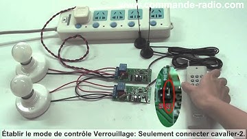 Lampes CA Télécommande Sans Fil Longue Distance