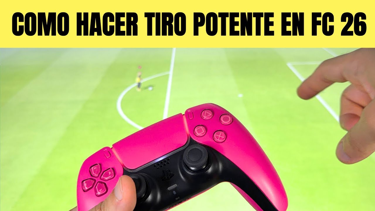 COMO HACER TIRO POTENTE EN FC 26 🟢