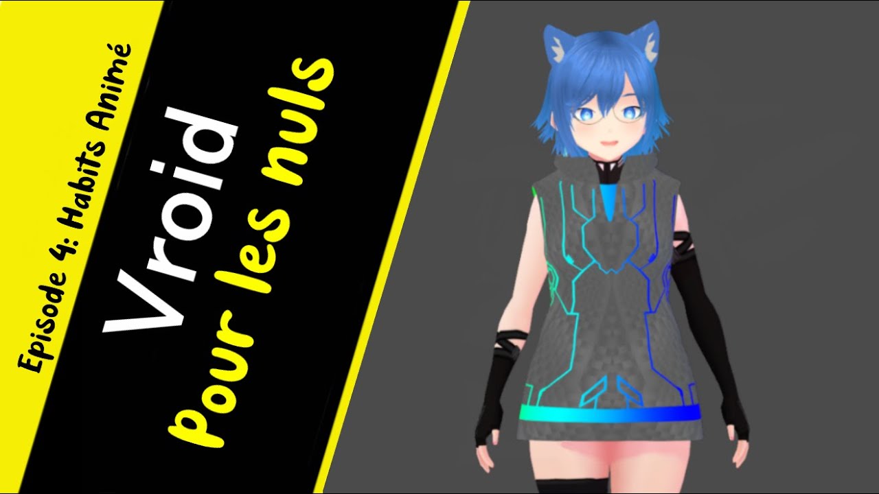 Tuto Vroid Episode 4: Habits ou textures animé (avec Unity)