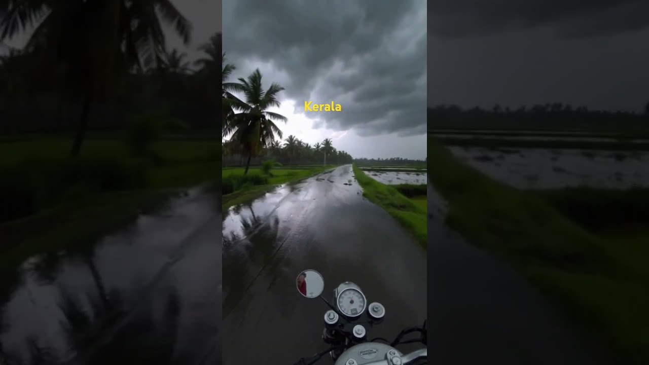 Kerala Bike ride | Monsoon weather
