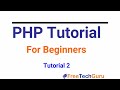 PHP tutorial in Hindi part -2 - Introduction and Working on PHP | PHP Tutorial for beginners