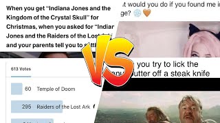 22 Indiana Jones Memes That Prove Kingdom Of The Crystal Skull Deserves More Respect 🌠
TheIndiana Jonesseries is one of the most beloved in all of movie fandom, but there is one film that even Indy fans sometimes try to forget:Kingdom of the Crystal Skull. But its high time for the movie to be reassessed.
With a potential fifth movie in the works, we went to the Reddit forum r/IndianaJonesMemes for a look at the least-loved film in the series and for some reasons it deserves more respect.
Photo: Reddit/Reddit
0:00 - Intro
0:00:08 - That Cant Be Good
0:00:15 - Not Settling Down
0:00:22 - Show Some Love
0:00:29 - Paying Tribute
0:00:36 - There Goes That C Average
0:00:43 - Can We Go Back A Slide?
0:00:50 - It Was The Only Utensil Left
0:00:58 - Perfection
0:01:05 - 20 More Minutes
0:01:12 - You Said It Was Ready
0:01:19 - Temple Of Doom Shouldnt Talk
0:01:26 - No One Else Can Do It
0:01:33 - A Better Deal
0:01:40 - I Had It, Then I Lost It
0:01:47 - That Was Before
0:01:54 - Found It
0:02:01 - A Bit Of An Overreaction
0:02:08 - Indiana Solo
0:02:15 - Change My Mind
0:02:22 - Crazy Old Man
▶️ MUSIC BY: https://bit.ly/DreamHeaven
🌠About Topopedia
Topopedia works for you, we made interesting, diverse, fun tops of events, performers, actors, politicians, places, and much more. dont miss everyday updates
🌠Subscribe
https://www.youtube.com/channel/UCbUt17NR04HOt1FkzDx0RbQ?sub_confirmation=1
🌠Big thanks for free music goes to DreamHeaven
https://bit.ly/DreamHeaven 22 Indiana Jones Memes That Prove Kingdom Of The Crystal Skull Deserves More Respect 🌠