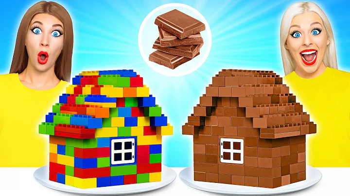 Real Food vs Chocolate Food Challenge by Multi DO