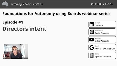 Foundations for autonomy Vision for Product Managers using Azure Boards (www.agilecoach.com.au)
