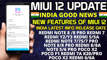 MIUI 12 India Update😍 New Features 😍 Latest Info For All MIUI 12 Users