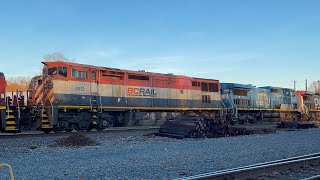 CSX L321 with IC 2460, BCOL 4612, & 8 CN Dash 8s in Warwick, OH & Cuyahoga Falls, OH on 11/7/22!