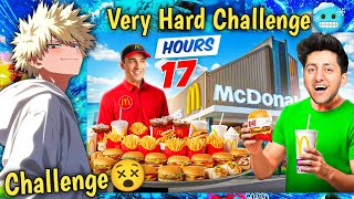 Namex React 😛 Buying the ENTIRE MENU at McDonald's!! (Impossible Food Challenge)" @SahilXp2 