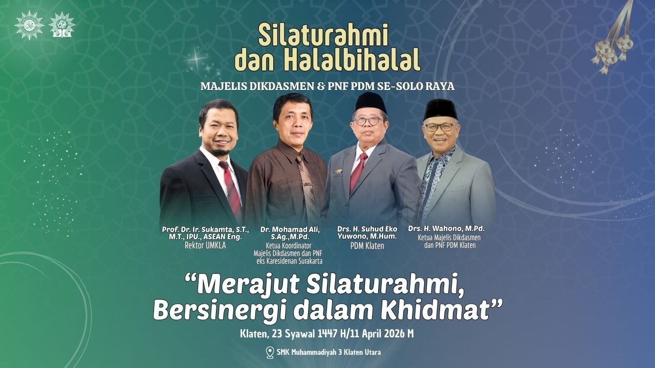 SILATURAHMI DAN HALALBIHALAL MAJELIS DIKDASMEN DAN PNF SE-SOLORAYA