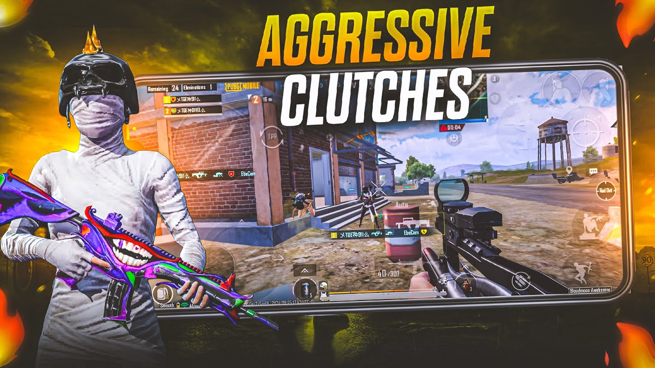 Ultimate Royal clutches ☠️ | 4Finger + Gyroscope | PUBG MOBILE - YouTube
