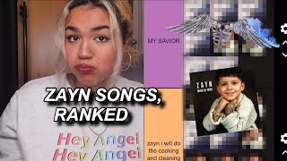 ranking zayn’s entire discography