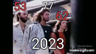 Bee Gees then and now