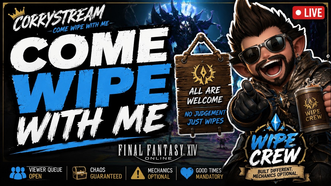 Come wipe with me #ffxiv  #finalfantasyxiv  #mmorpg  #gamingshorts  #streamer  #WipeCrew