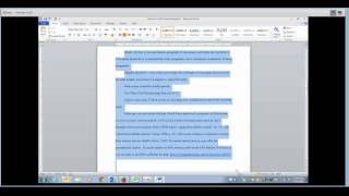 CSS101 Homework help : How To Do Your APA Paper Template