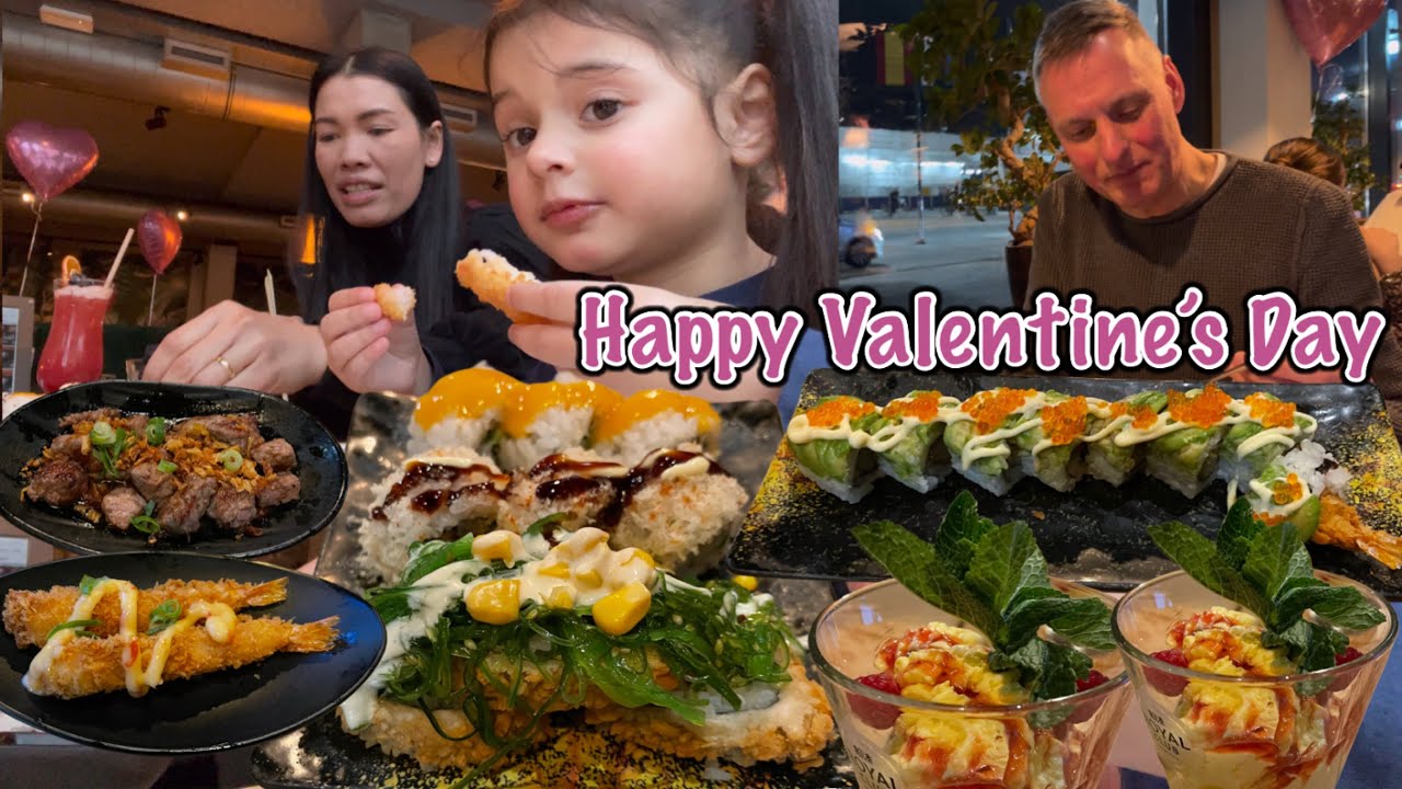 ปะป๊าโรเบิร์ตใจดีพาสาวๆไปเลี้ยงวันวาเลนไทน์ บิเดียกินเก่งคุ้มสุดๆเลยค่า