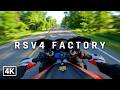 APRILIA RSV4 FACTORY | ENGINE SOUND ONLY | CINEMATIC POV | AKRAPOVIC