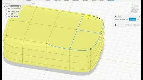 Uncrese (form) in Auto desk fusion FUSION 360