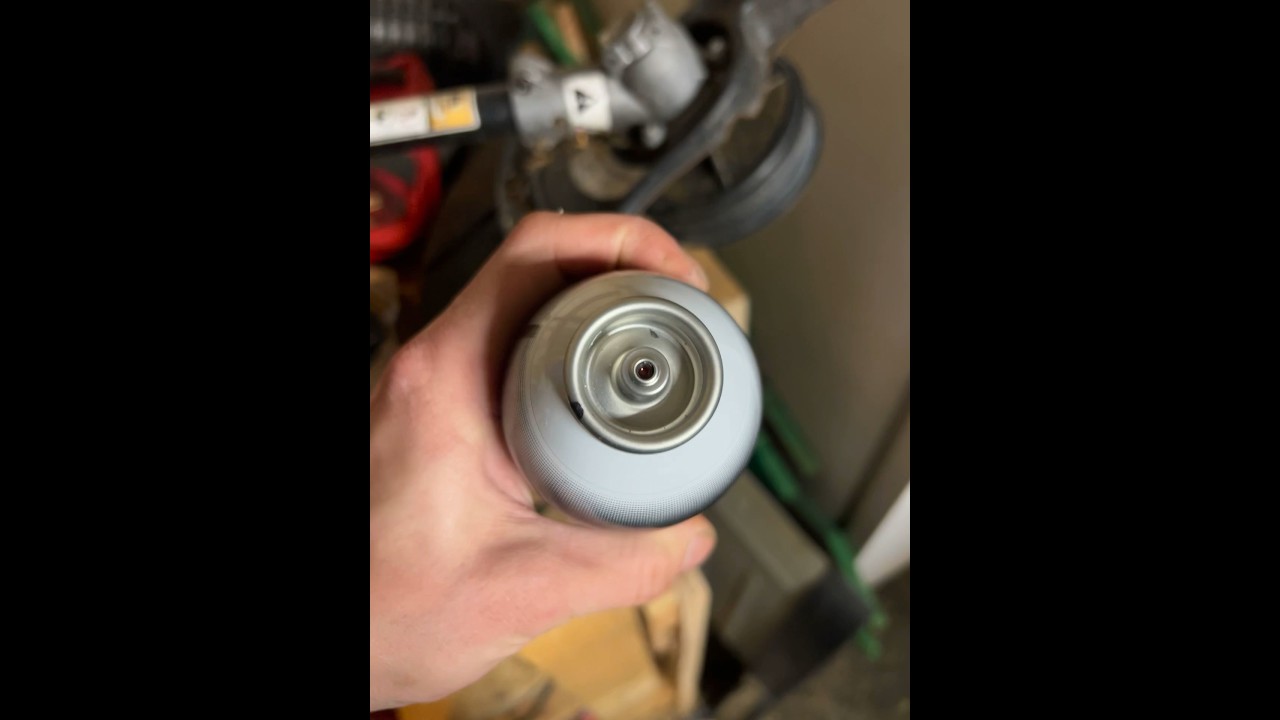 How to fix a broken nozzle on an aerosol can. Maybe