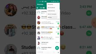 New setting whatsapp 2022 in pakistan Best setting in the world screenshot 4