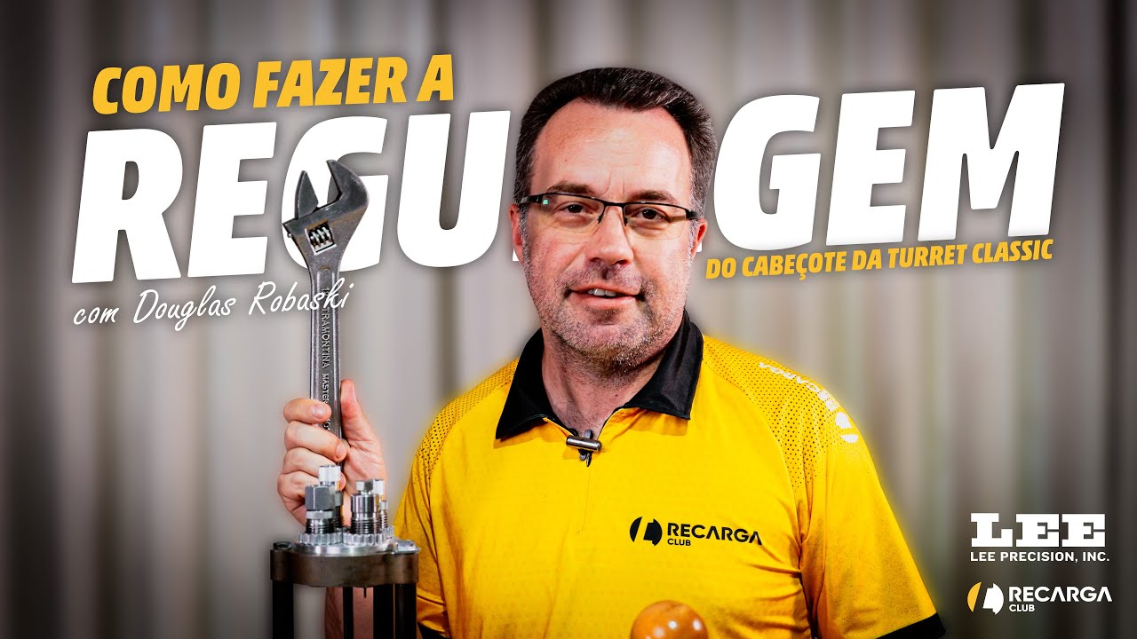 Como fazer a regulagem do cabeçote da prensa Lee Turret Classic