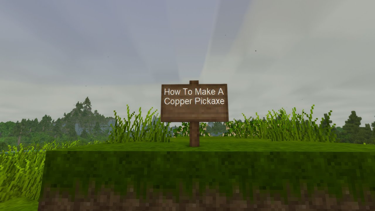 How to Make a Copper Pickaxe in Vintage Story