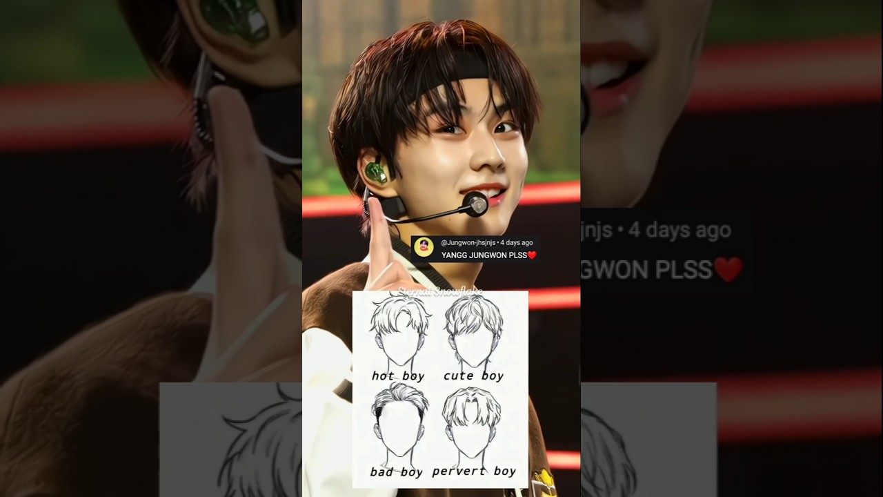 Jungwon in different hairstyle✨️ 