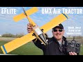 Eflite  air tractor  umx  unbox radio setup  maiden flights x2