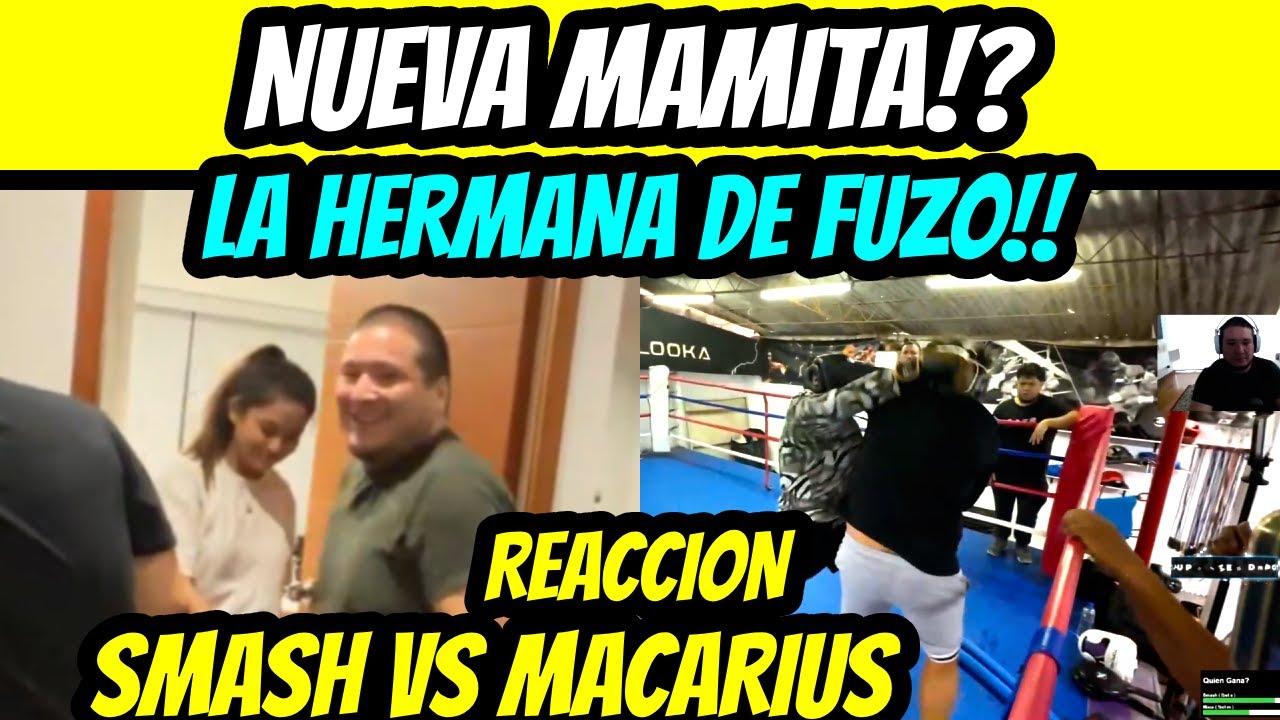 KINGTEKA REACCIONA A SMASH VS MACARIUS,  DARICK Y AIRITA,  NUEVA MAMITA LA HERMANA DE FUZO!!