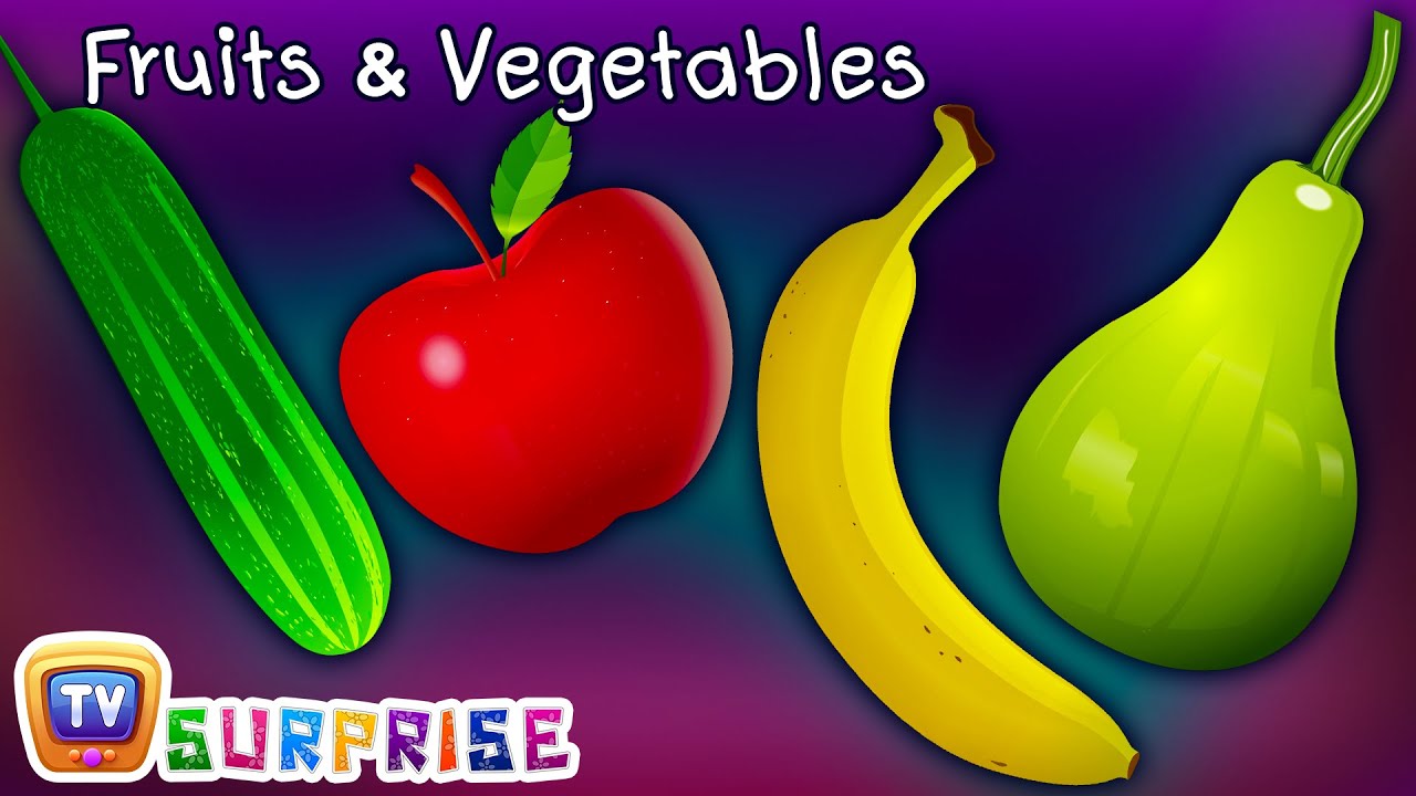 Surprise Eggs Toys Learn Fruits  Vegetables for Kids  ChuChuTV Egg Surprise for Children