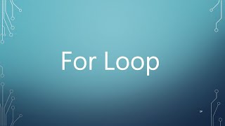 18- For Loop in Python (Arabic)