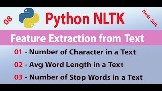 08 - Feature Extraction - Average Word Length | Number of Characters | Number of Stop words | NLTK