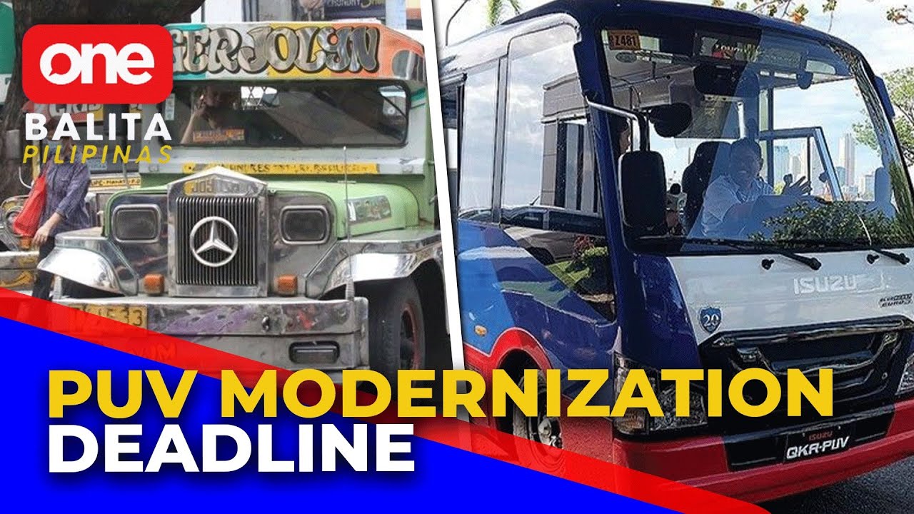 Deadline para sa jeepney modernization program, hanggang June 30 na ...