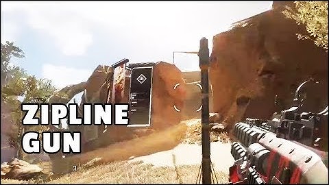 Apex Legends Pathfinder Gameplay - Ultimate Ability Zipline Gun