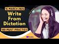 PTE Write From Dictation - MARCH 2026 - MUST PRACTICE
