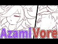 Hand Drawn Anime Eating【vore】
