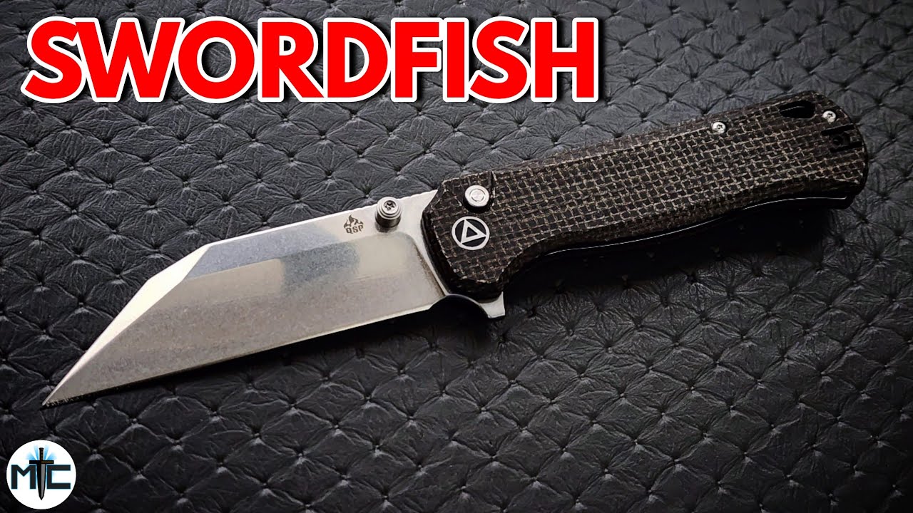 QSP Swordfish Button Lock Folding Knife Overview and Review YouTube