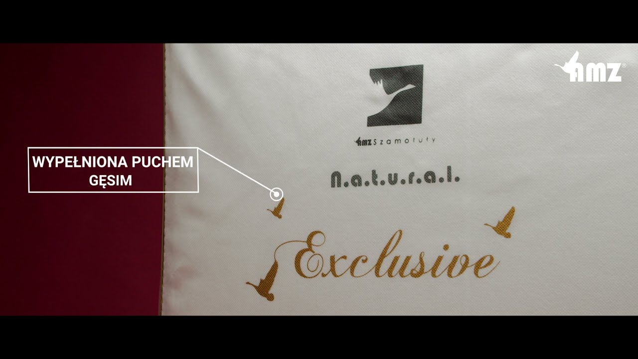 Kolekcja AMZ Organic Cotton - kołdry i poduszki z puchu 90%