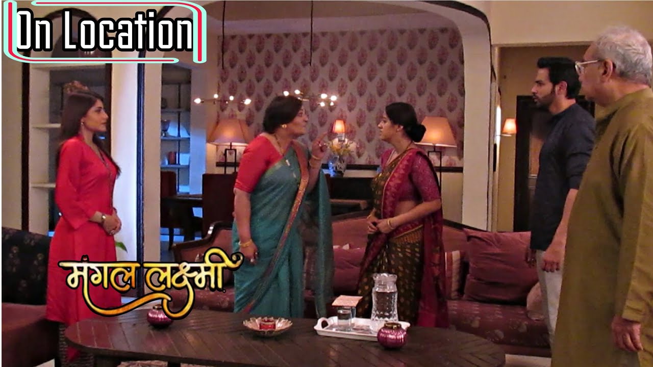 Mangal Laxmi | Somia के भड़काऊ में आ कर Kusum ने Mangal को लगाई डांट | On Location