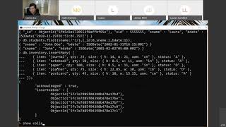 Lesson 27: MongoDB Projection and Aggregate