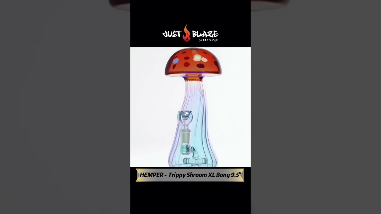 HEMPER - Trippy Shroom XL Bong 9.5"  