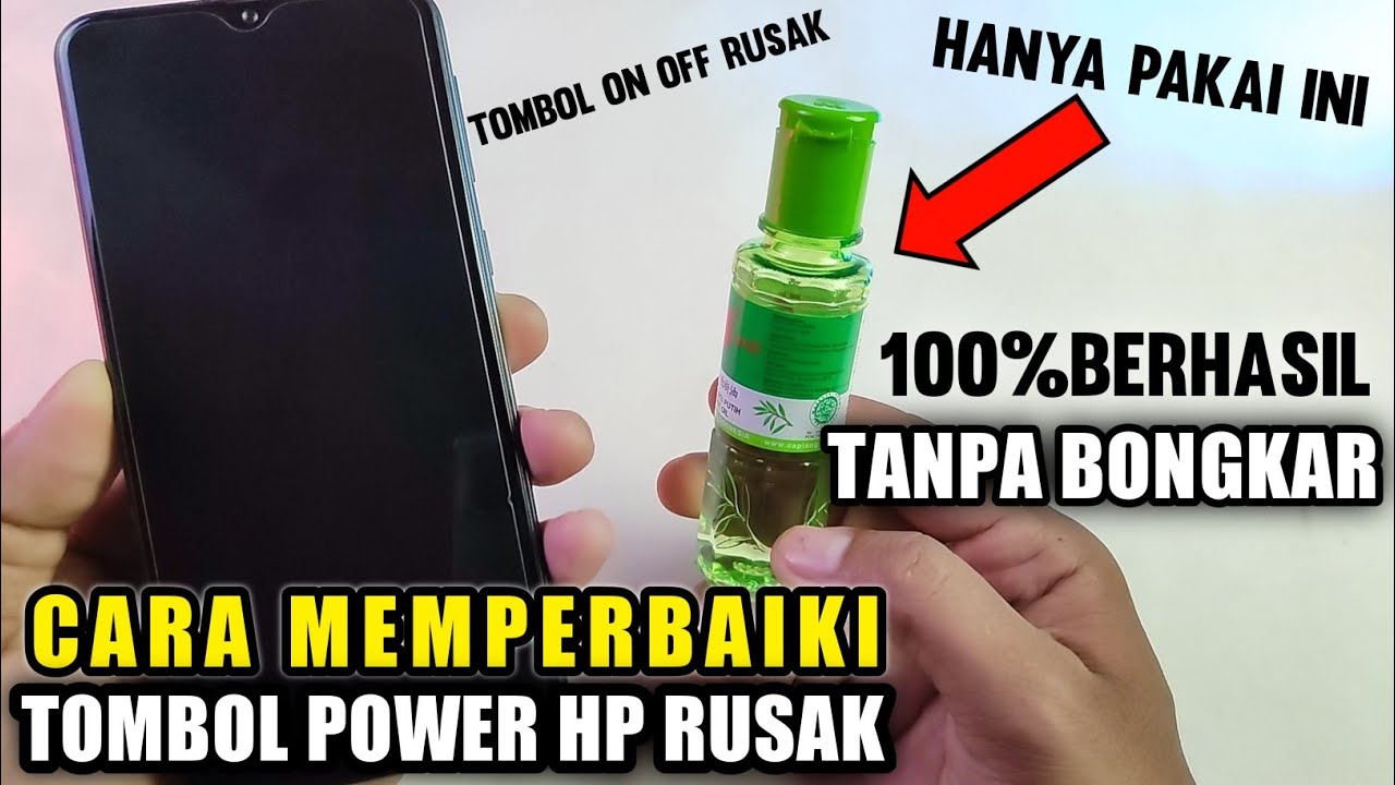 Cara memperbaiki tombol Power hp yang rusak tanpa bongkar