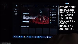 How to Install Epic Games Launcher On The Steam Deck With SD Card