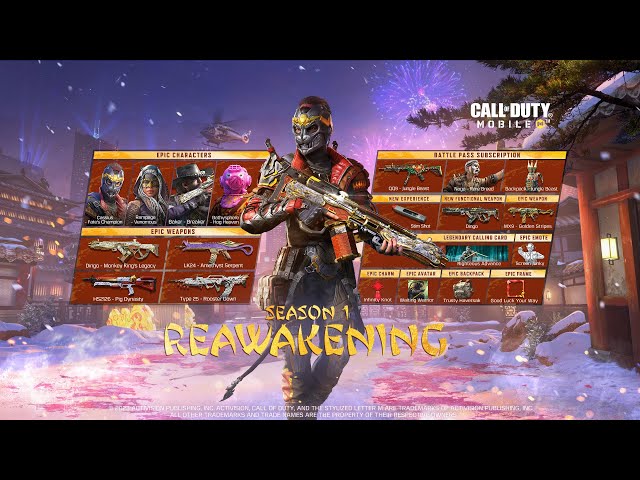 Celebrate the New Year with Call of Duty®: Mobile Season 1 – Reawakening