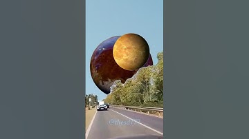 Planetary Collision: Cataclysmic Power of Falling Planets #vfxworld #planets #vfx #shorts