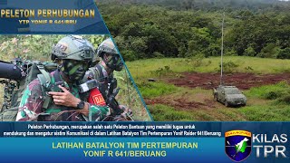 Peleton Perhubungan. YTP Yonif Raider 641/Beruang