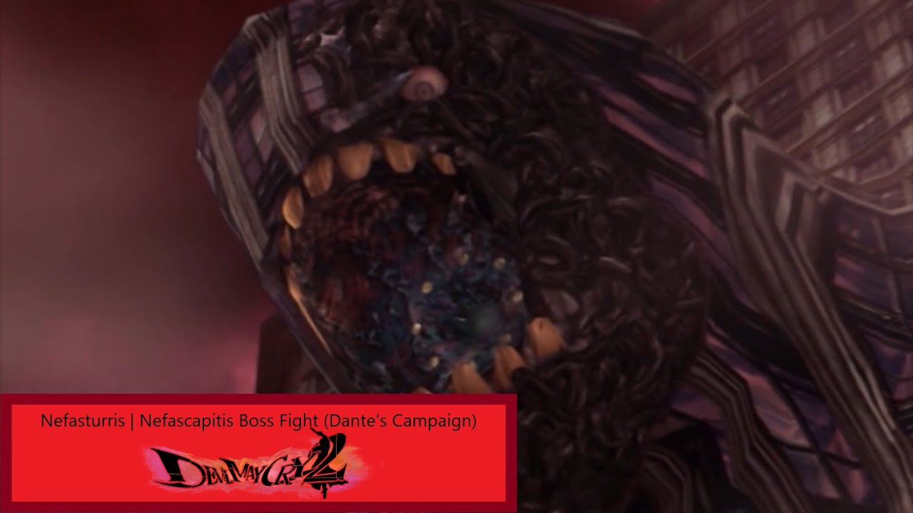 Nefasturris | Nefascapitis Boss Fight (Dante's Campaign) - Devil May Cry 2