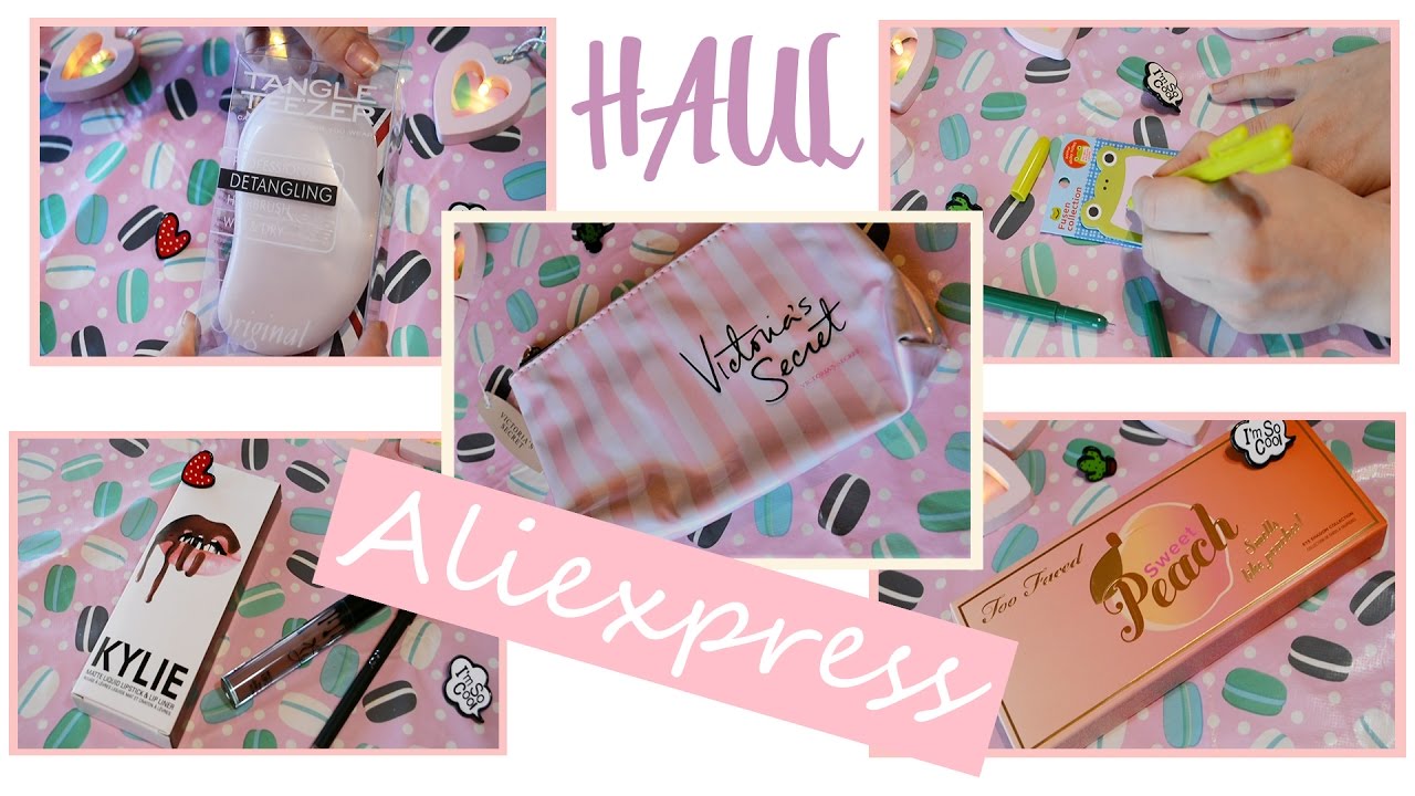 HAUL ALIEXPRESS | Victoria's secret, too faced, kylie, tangle teezer...| ♡ Pat Sánchez